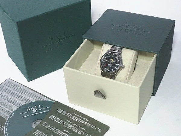 Ball Watch Engineer II Moon Phase NM2282C-SJ-BK Black Dial 41mm Automatic Men’s
