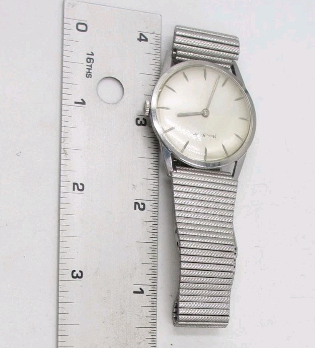 Vintage Marc Nicolet Manual Wind Up Dress Wristwatch Very Thin