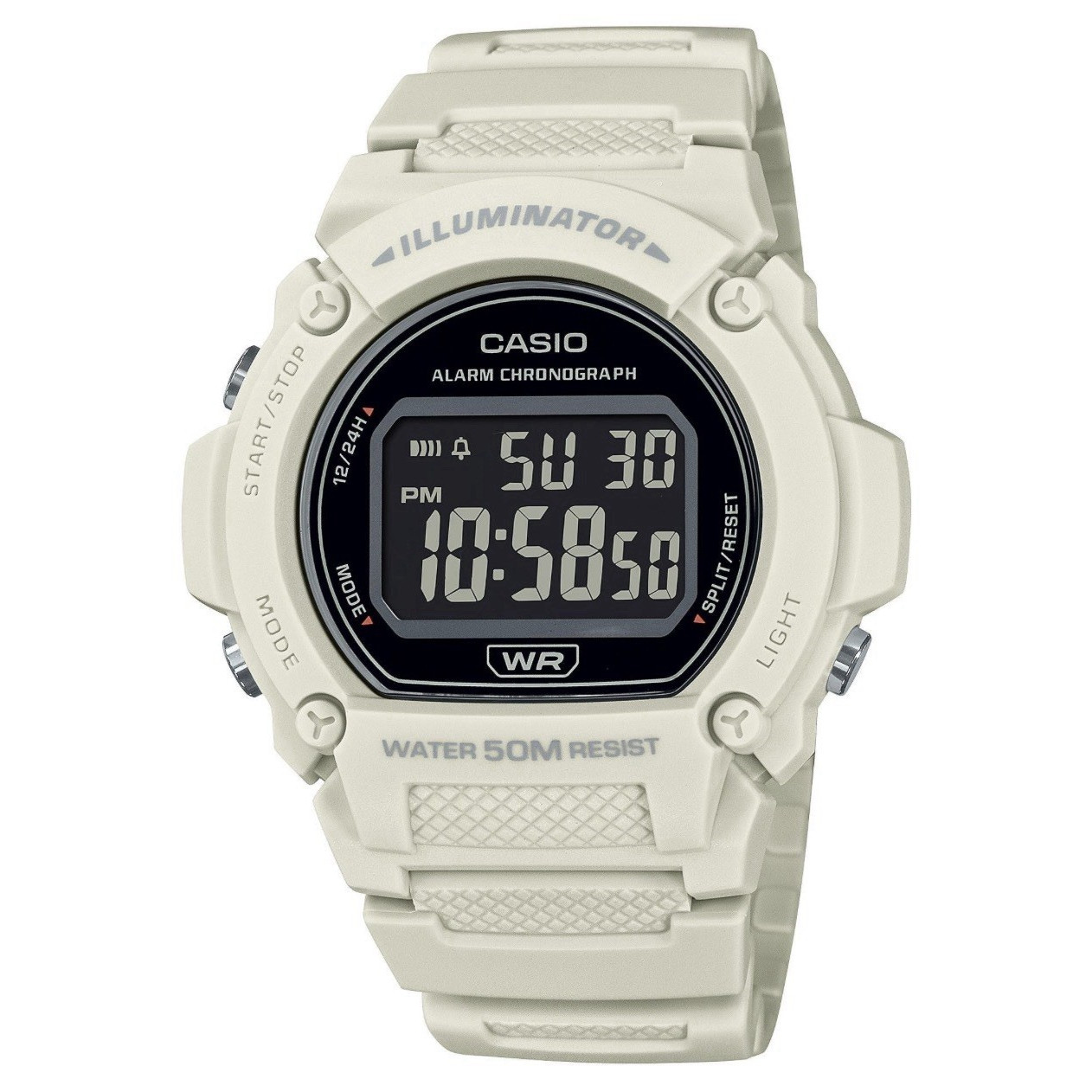 CASIO Men’s Wrist Watch W-219HC-8B Cream
