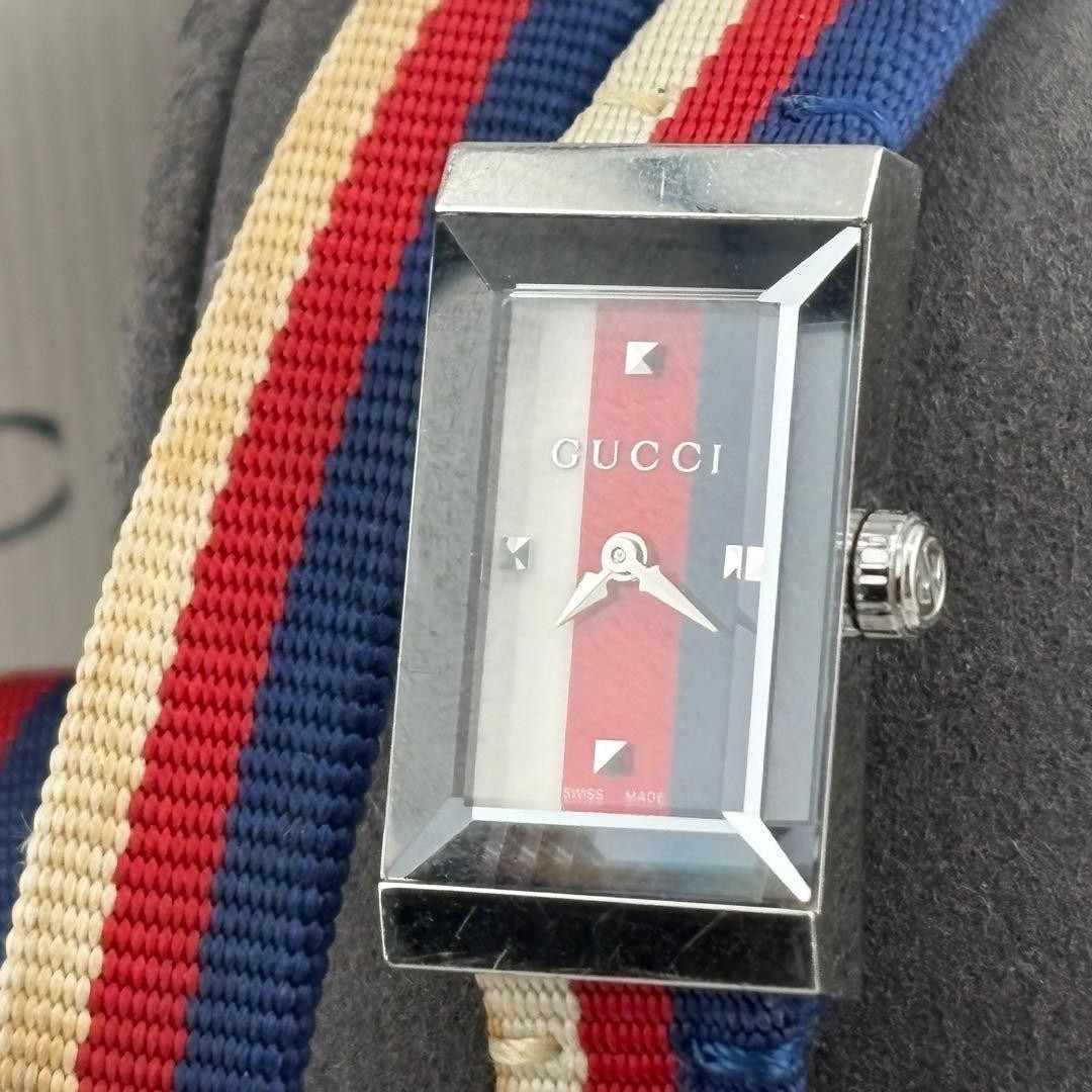 Gucci 147.5 G Frame Square With Box Tricolor