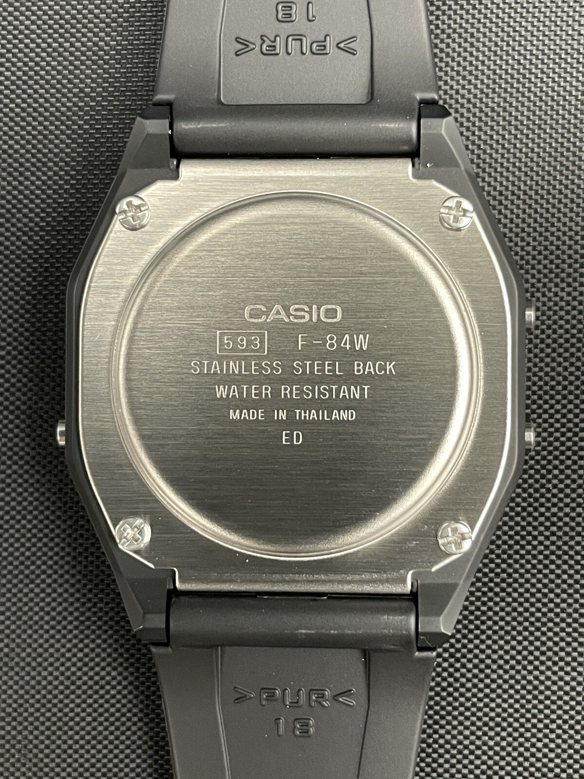 CASIO Watch Standard F-84W-1QJH Black Simple Designed Digital Watch From Japan