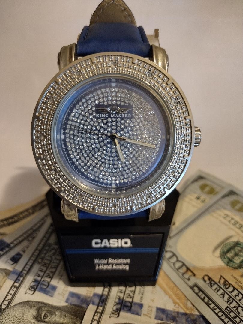 King Master Genuine Diamond LUXURY WATCH