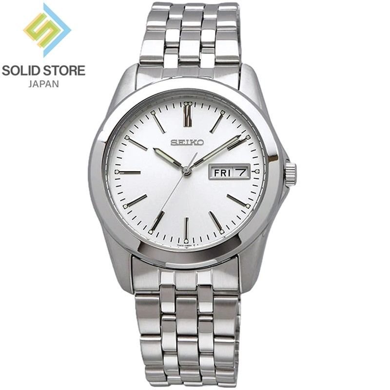 SEIKO SELECTION SCXC007 Stainless Steel Analog Quartz Watch Silver