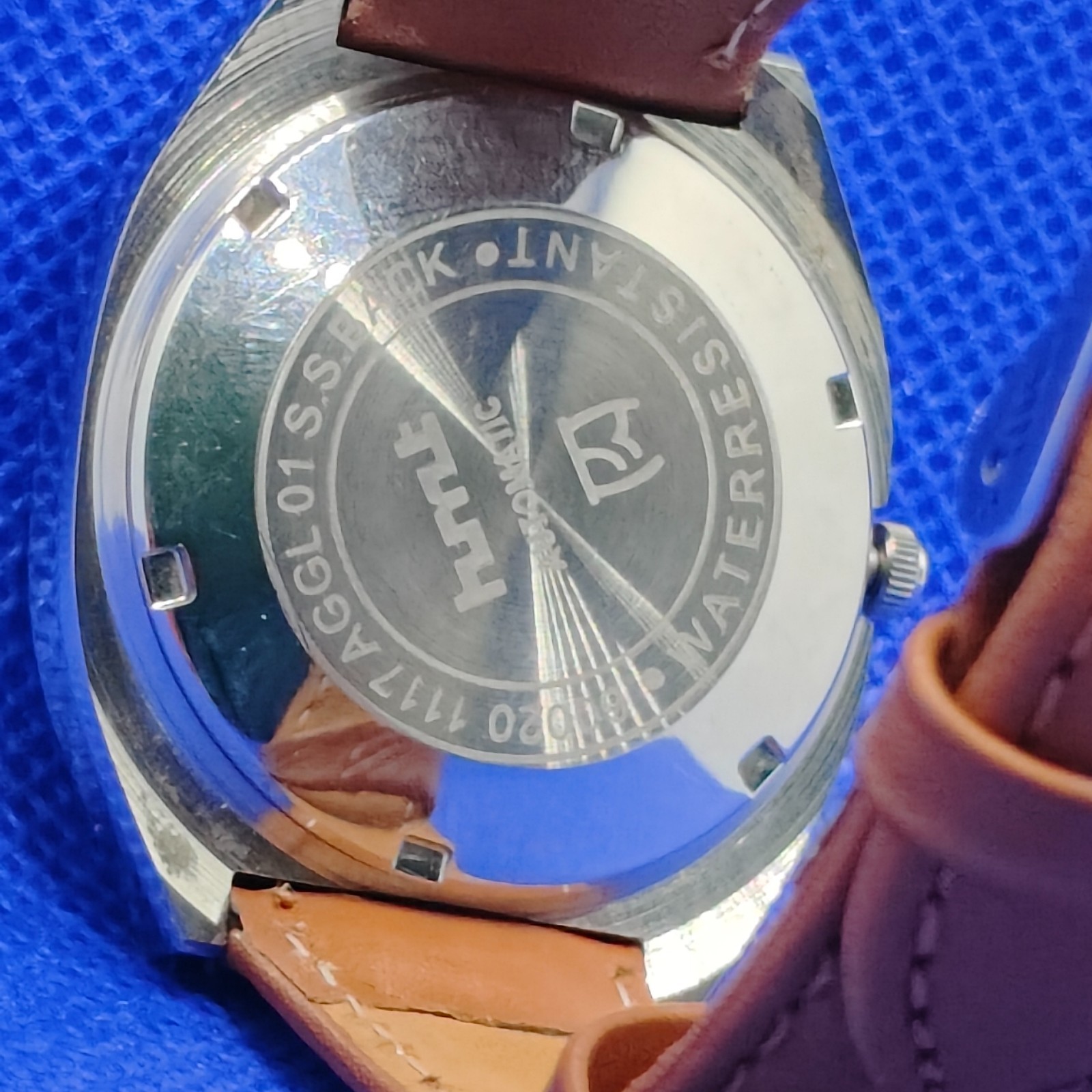 Vintage HMT Janata 17 Jewel Hand Wind Mechanical Watch White Dial Hindi Numerals