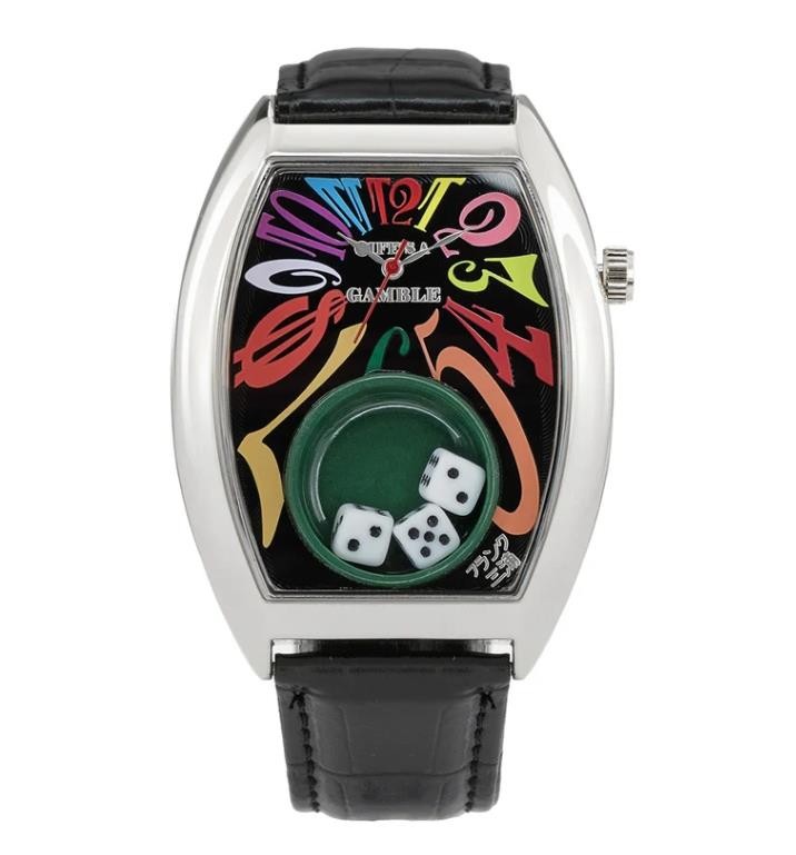 Frank Miura Gamble Watch King Macau Dice silver rainbow black new