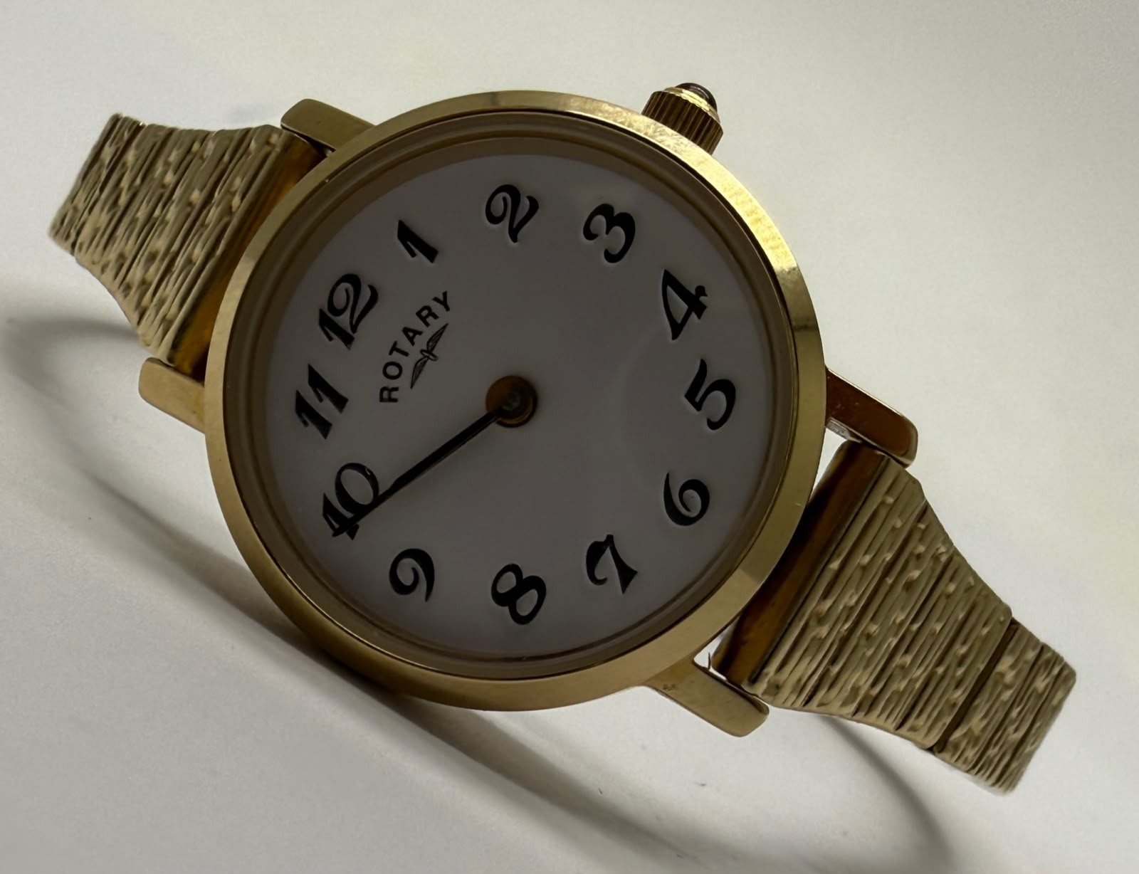 Rotary Ladies Gold PVD Stainless Steel Expanding Bracelet Watch