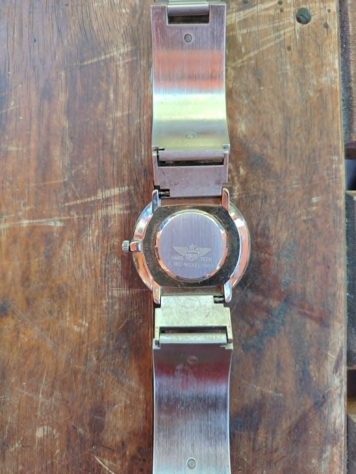 VTG post modern De Longe quartz wrist watch by Hard Tech, Cyberpunk