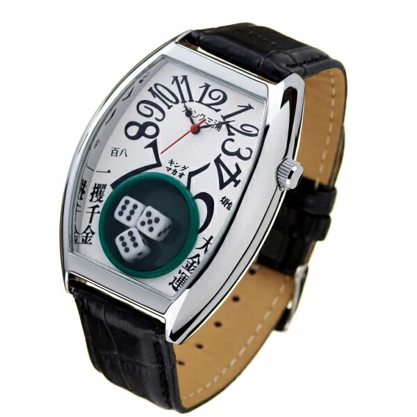 FRANK MIURA Macau Gambling Watch Reprint Dice Limited Edition Black White New