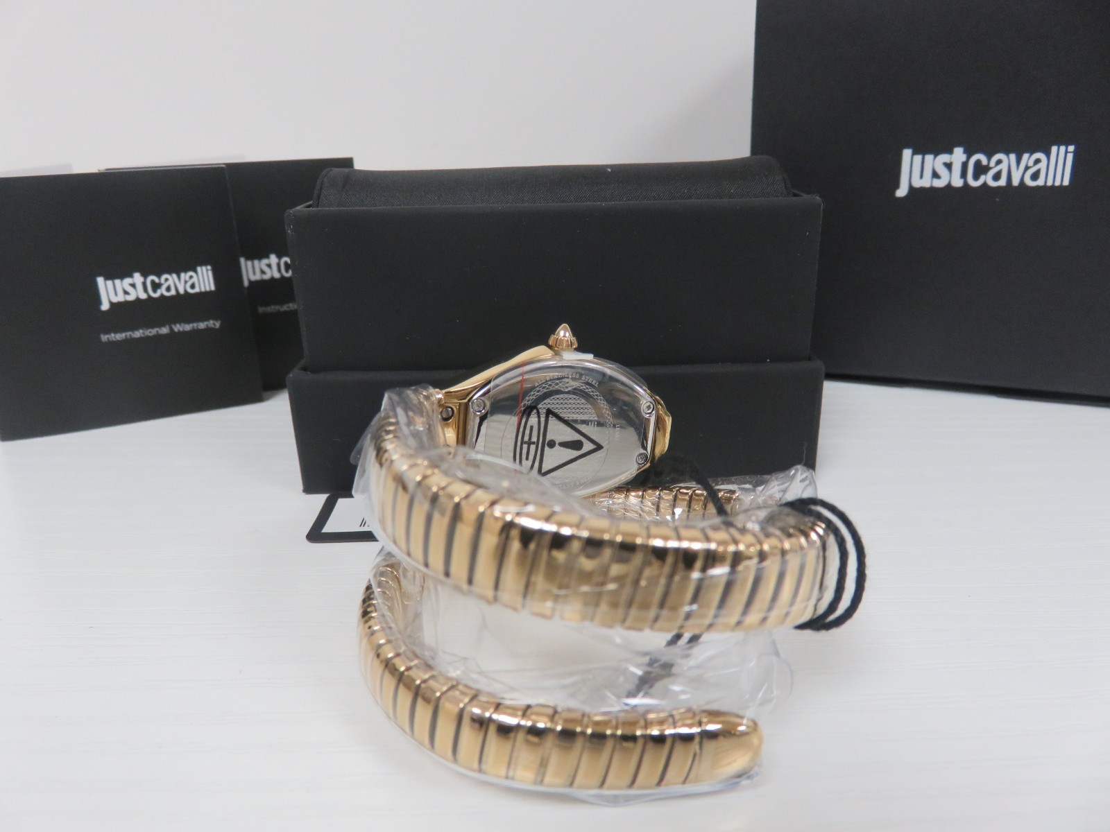 Just Cavalli JC1L182M0015 Women’s Gold Bracelet Green Dial Quartz Watch