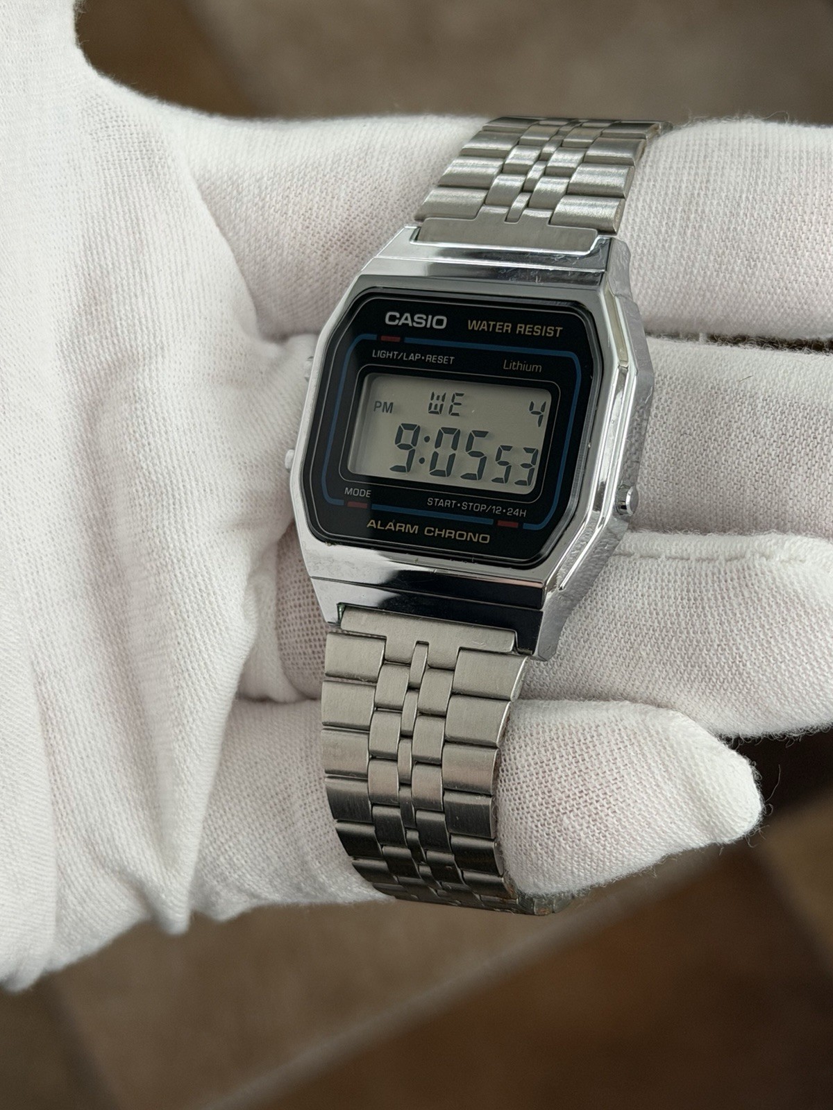 Rare Vintage Casio A155W Men’s Digital Sports Watch Module 593 JDM 1980s