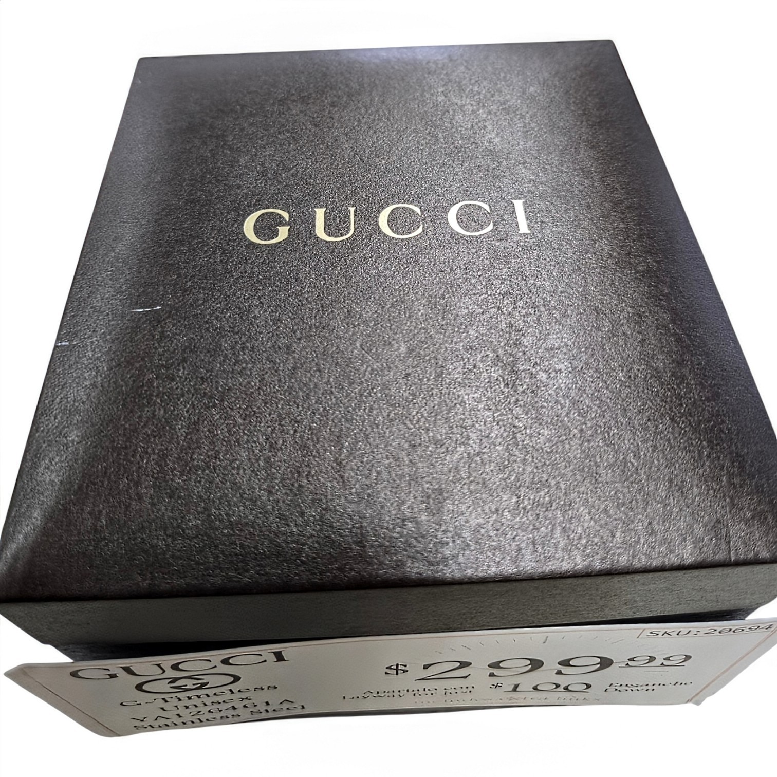Gucci G-Timeless YA126461A Men’s Quartz Gold Dial Watch