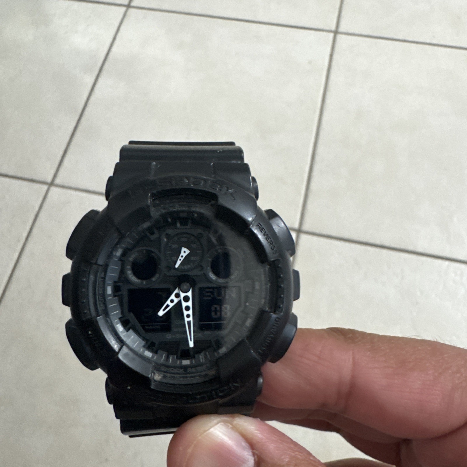 Casio G-SHOCK Men’s Black Watch – GA-100-1A1DR