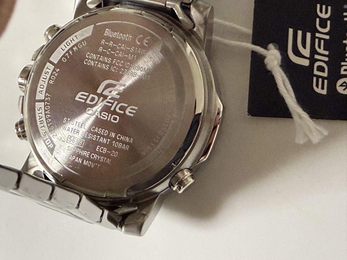 New Regular 26 400 yen Casio Edifice ECB 20YD 1AJF High Performance Metal Chrono