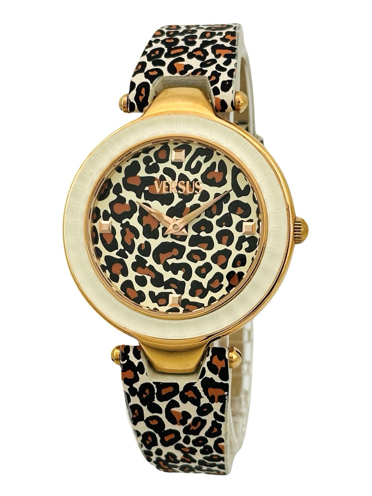 Versus by Versace SQ1040013 Sertie Multicolour Textured Glass Bezel Strap Watch