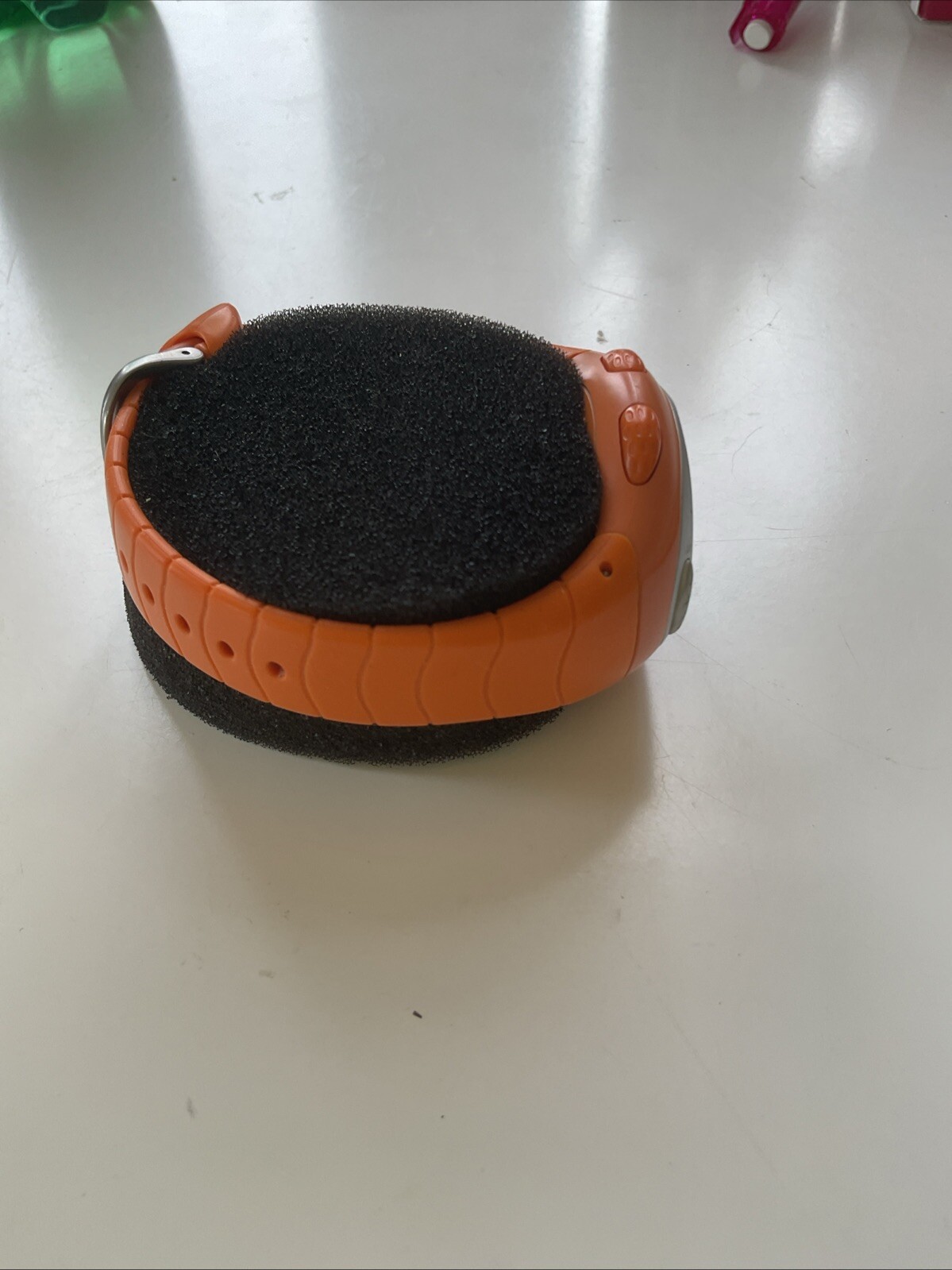 Orange Oakley D1 Digital Workout Watch