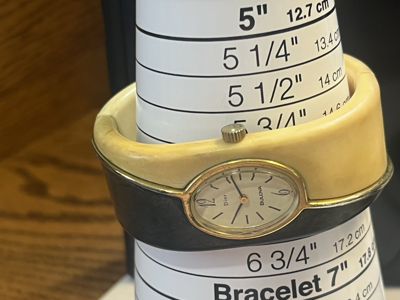 Vintage Bulova Christian Dior Women’s Swiss Mechanical Wristwatch Gold Tone