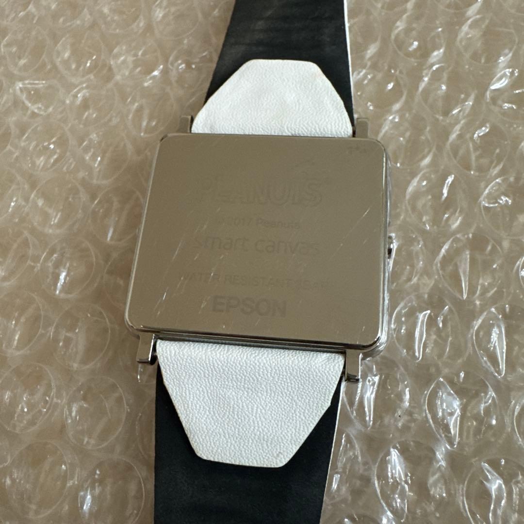 EPSON Smart Canvas PEANUTS Snoopy Watch New Battery Installed Tested