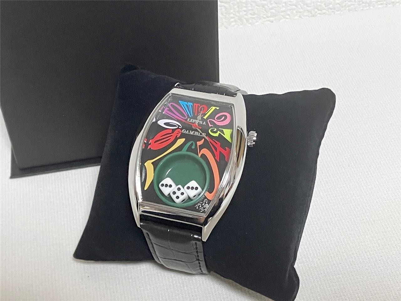 Frank Miura Gamble Watch King Macau Dice silver rainbow black new