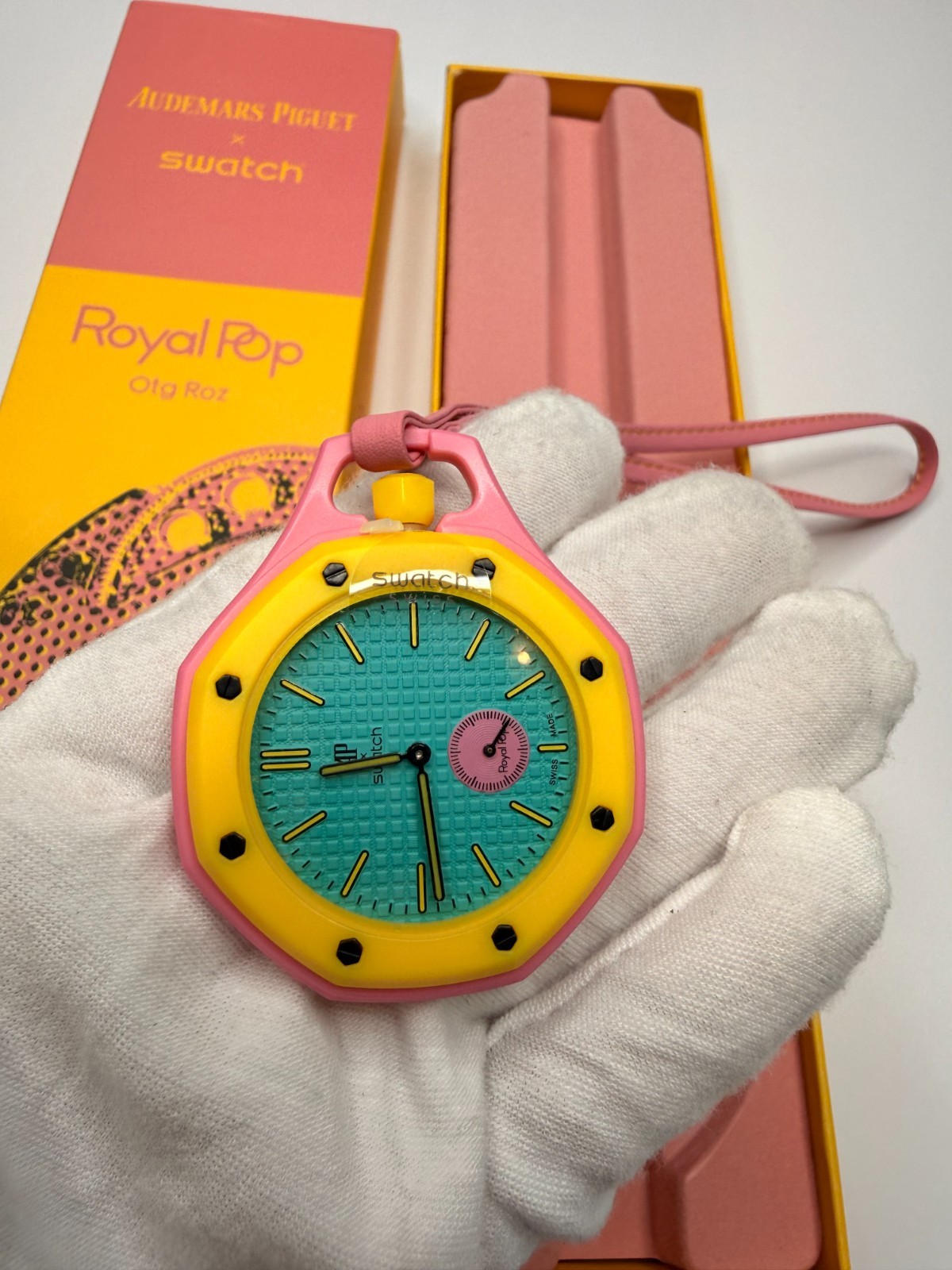 Swatch x Audemars Piguet AP Bioceramic Royal Pop Otg Roz