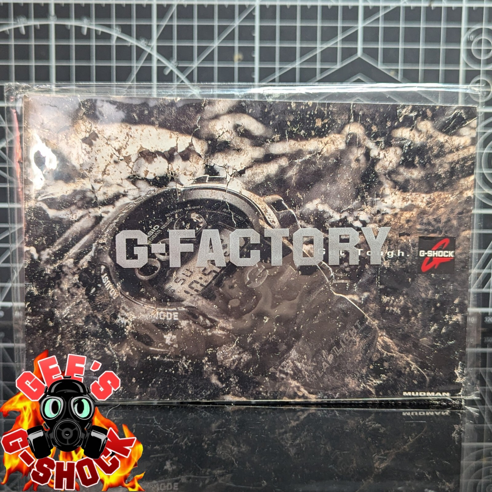 Casio G-Shock Master G-Factory 5 Postcard Pack Frogman Mudman Riseman etc 1990s