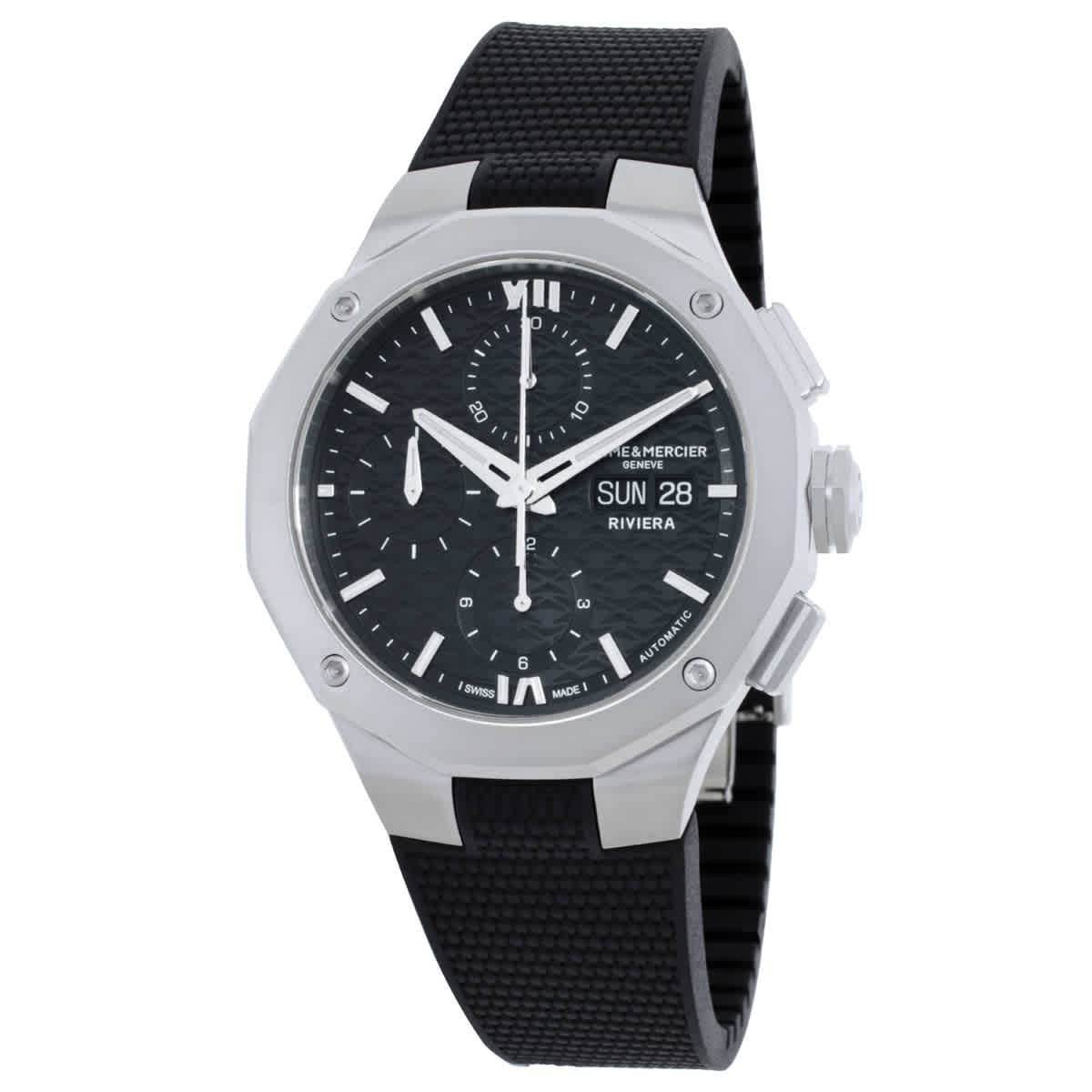 Baume et Mercier Riviera Chronograph Automatic Black Dial Men’s Watch M0A10864