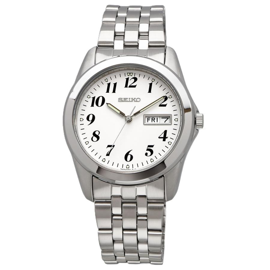 Seiko Selection SCXC009 White Dial Quartz Day-Date Men’s Watch – Authentic