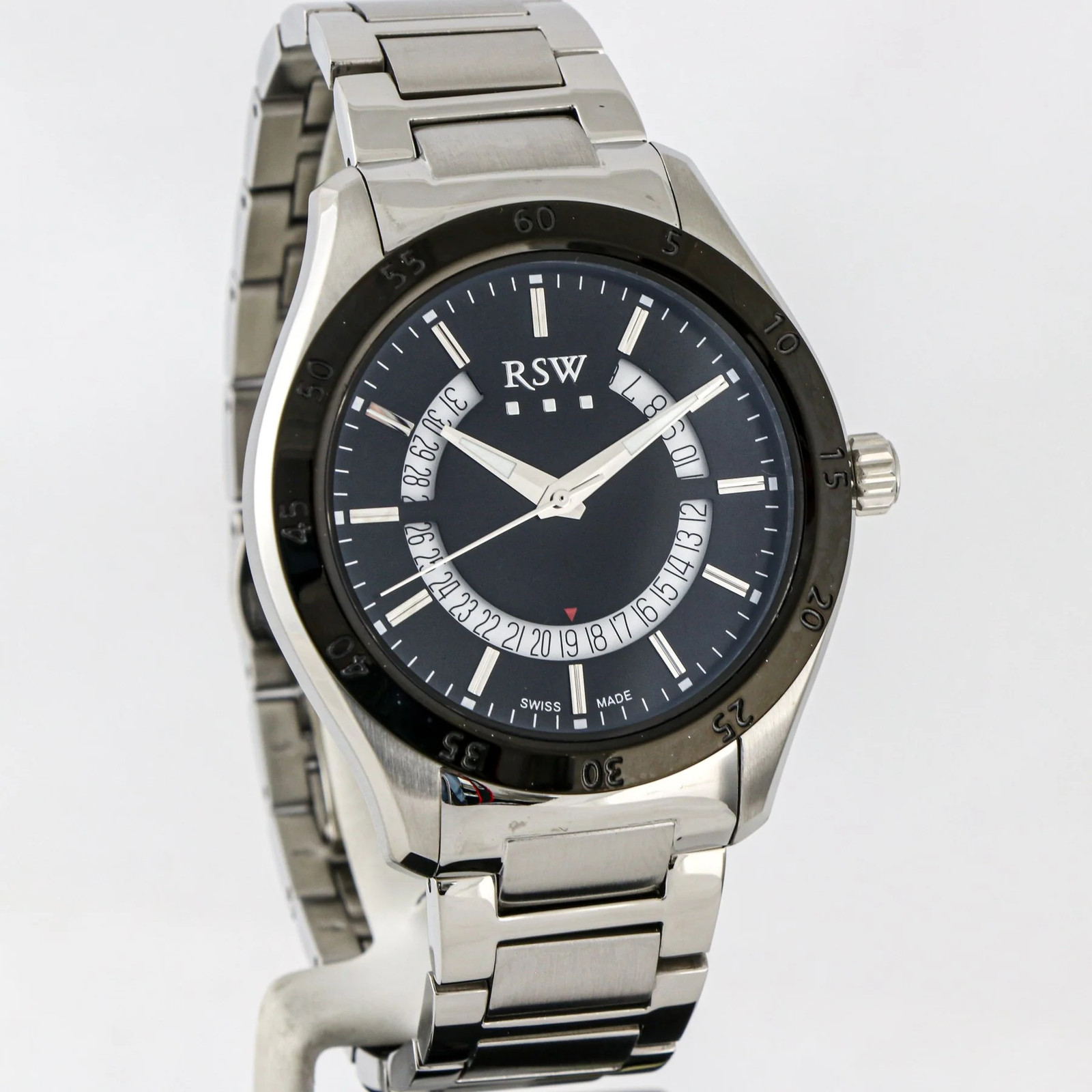 RSW – Swiss made Quartz watch – RSWM125-SB-3 Swiss made Quartz 44 mm RSWM125