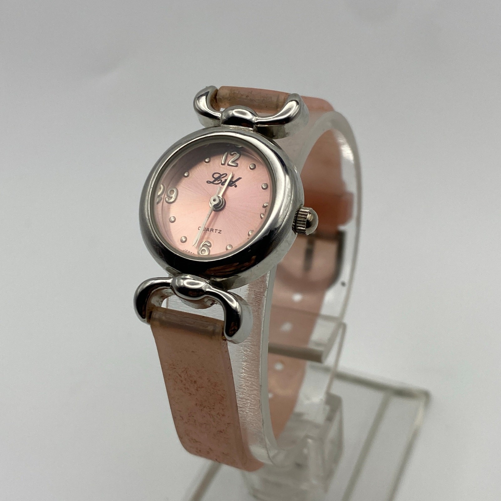LTD Vintage Y2K Pink Rubber Strap Ladies Wristwatch – Excellent