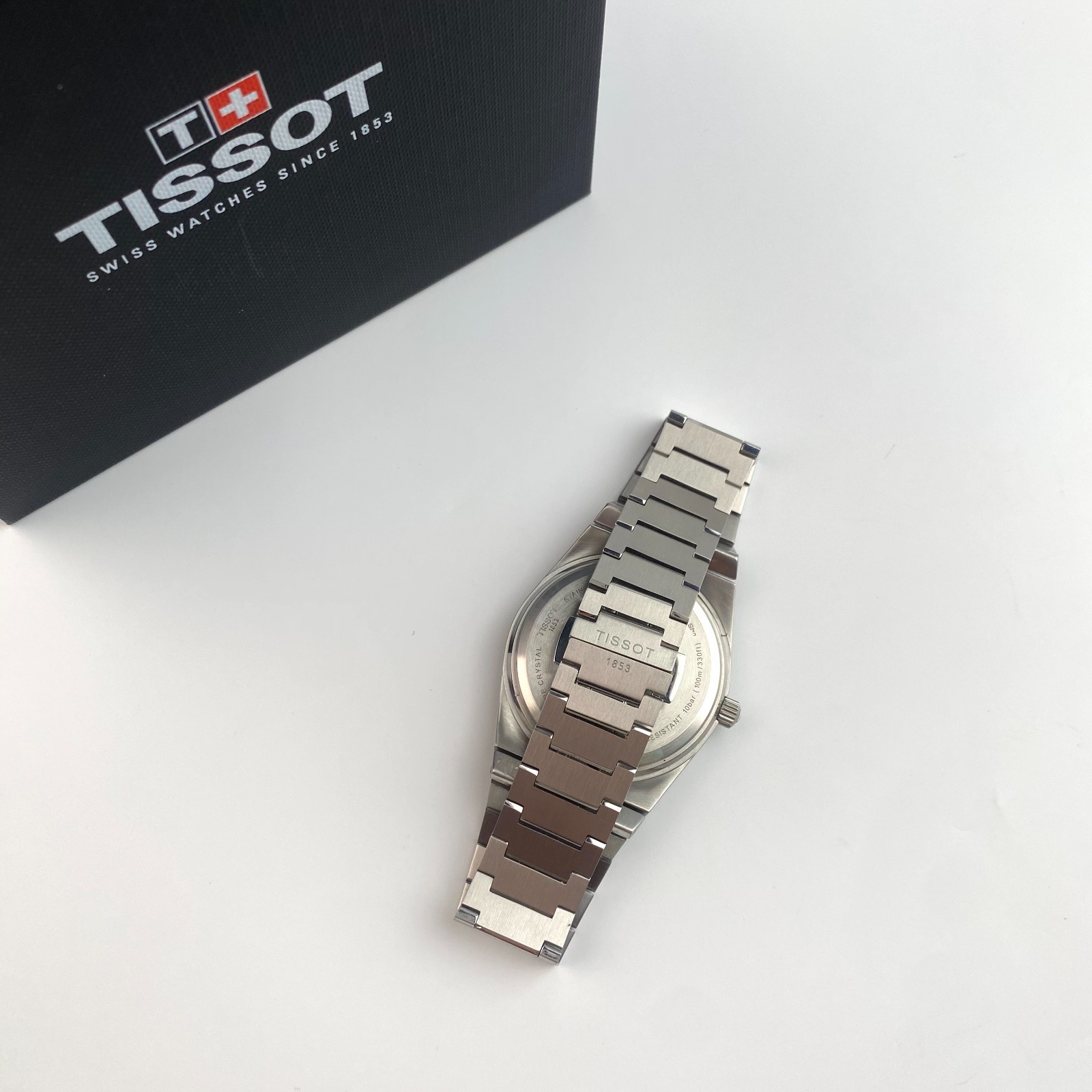 Tissot PRX 40mm Swiss Quartz Watch Green Dial Stainless Steel T137.410.11.091.00