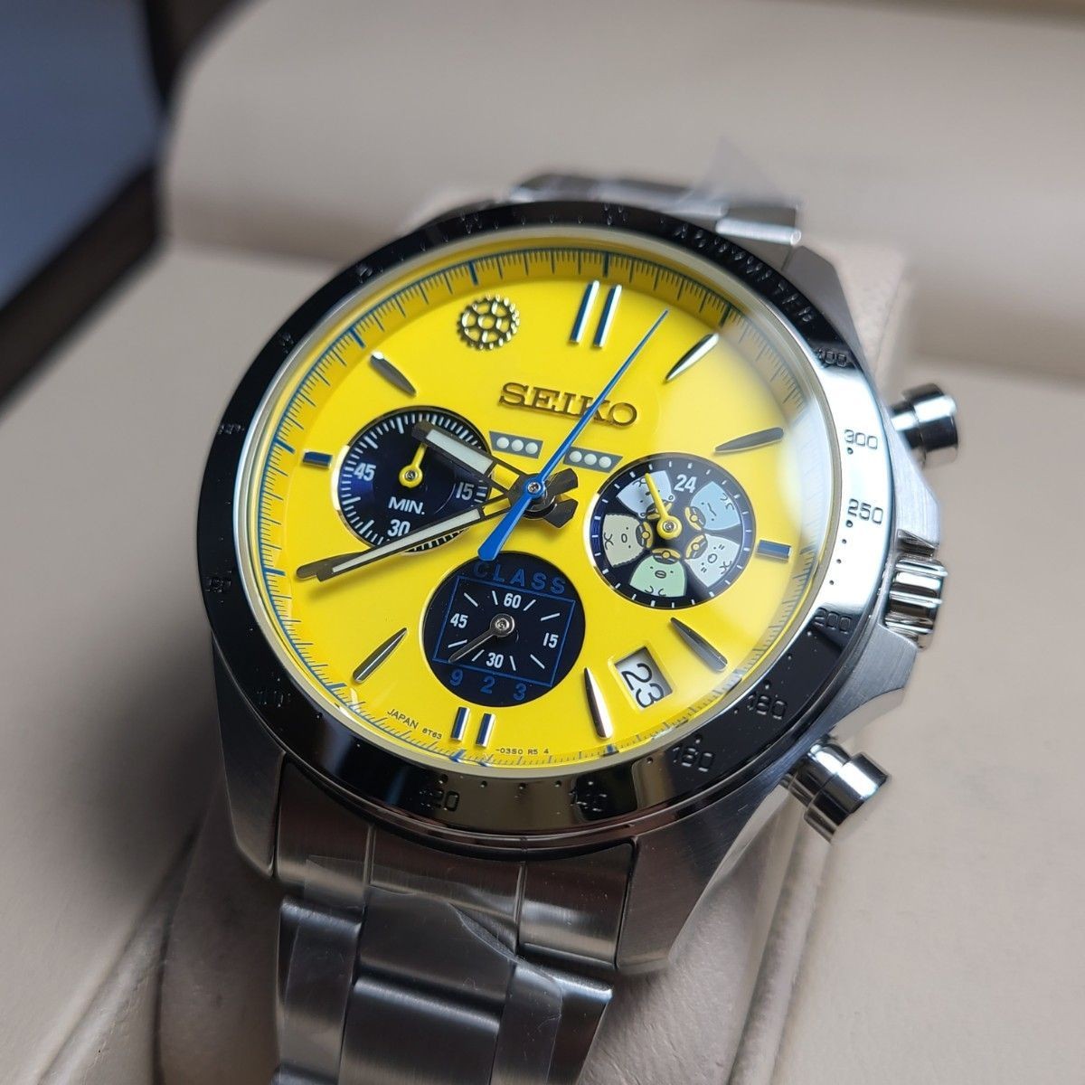 Seiko 8T63 03N0 Doctor Yellow Sumikko Gurashi Collaboration Limited of 5,000