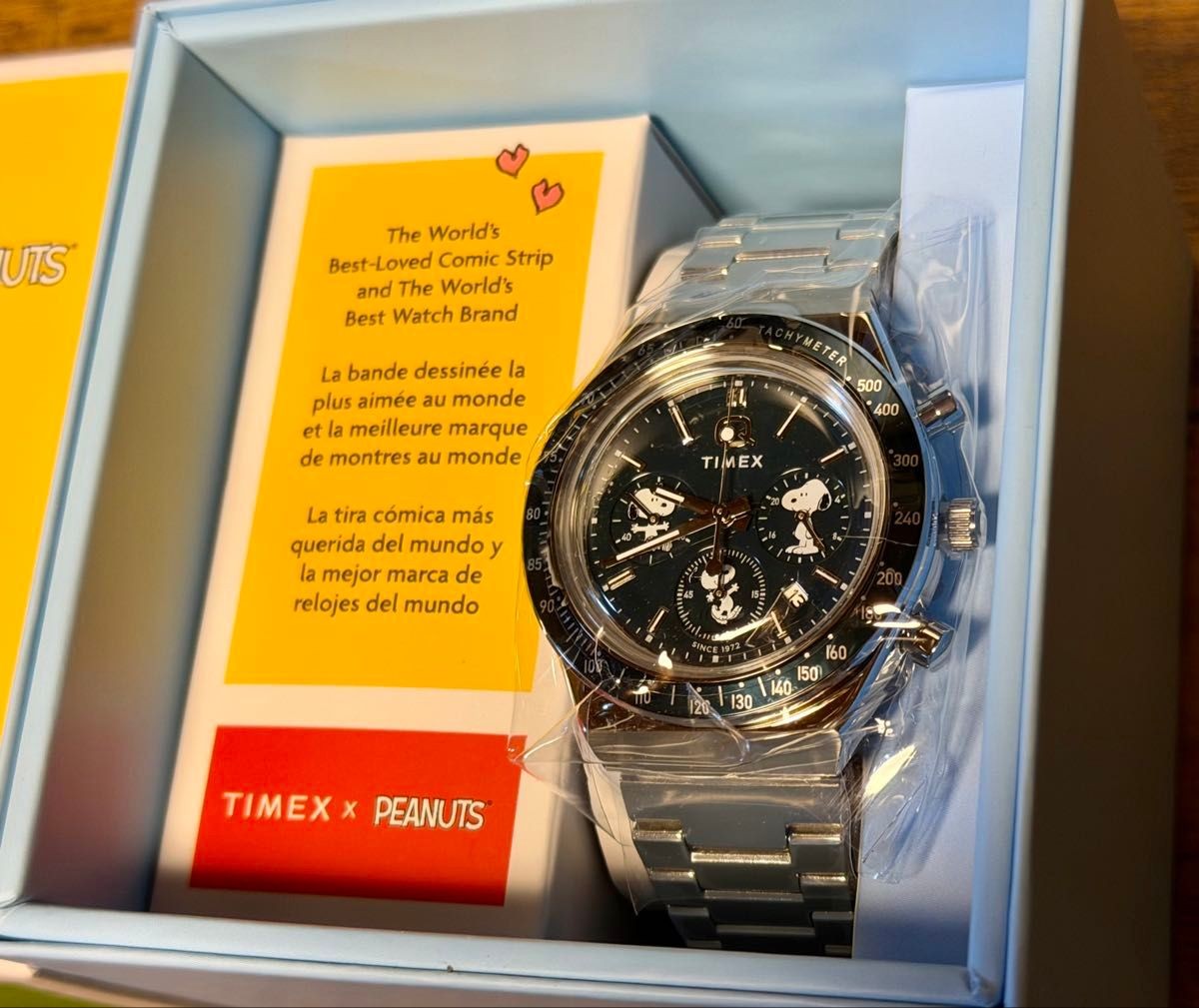 Timex x Peanuts Q Chronograph TW2Y45300 40mm Watch
