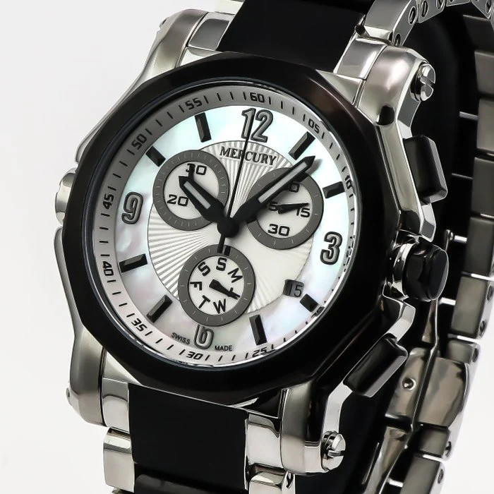 Mercury – Swiss Chronograph – ME1075-SB-7 Quartz Chronograph 42.5 mm ME1075