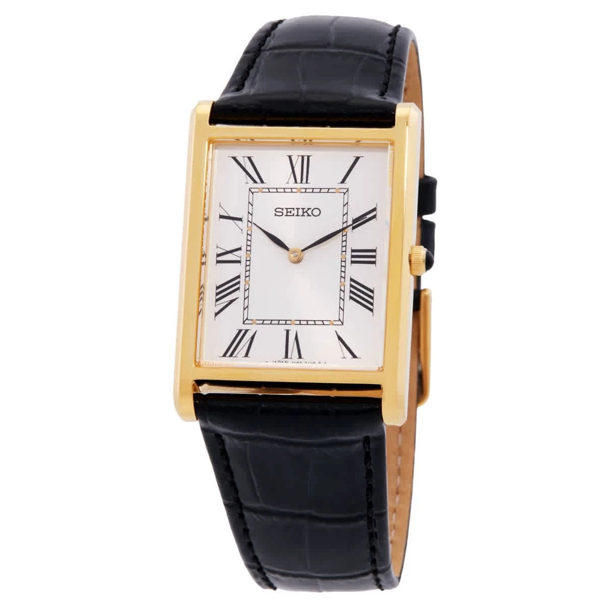 New SEIKO SWR104P1 Classic Quartz White Dial Men’s Watch