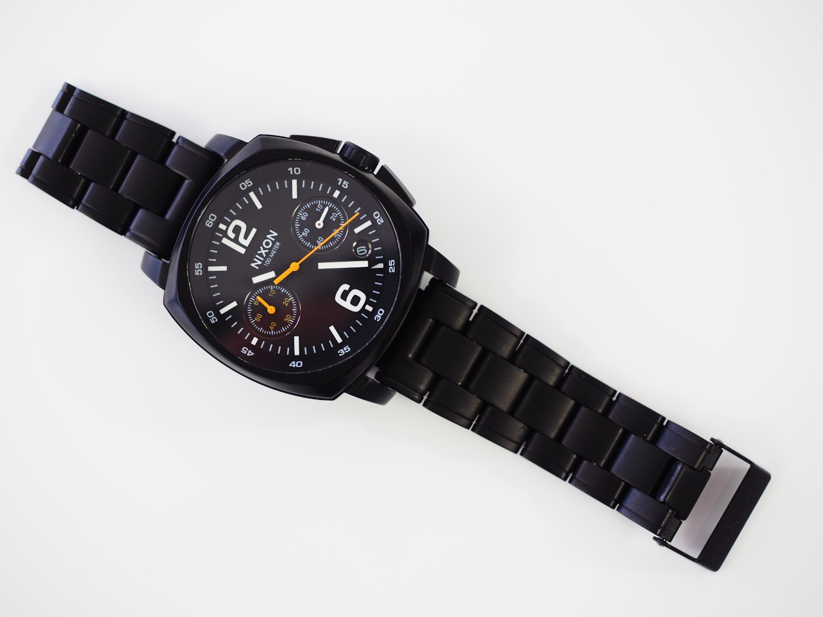 Nixon The Charger Chrono SS Watch All Black