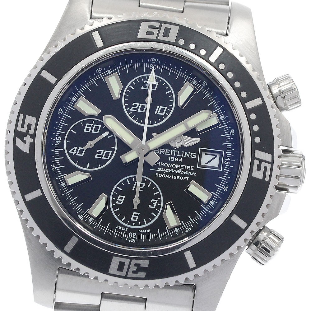 BREITLING Super Ocean A13341 Chronograph black Dial Automatic Men’s Watch_945777