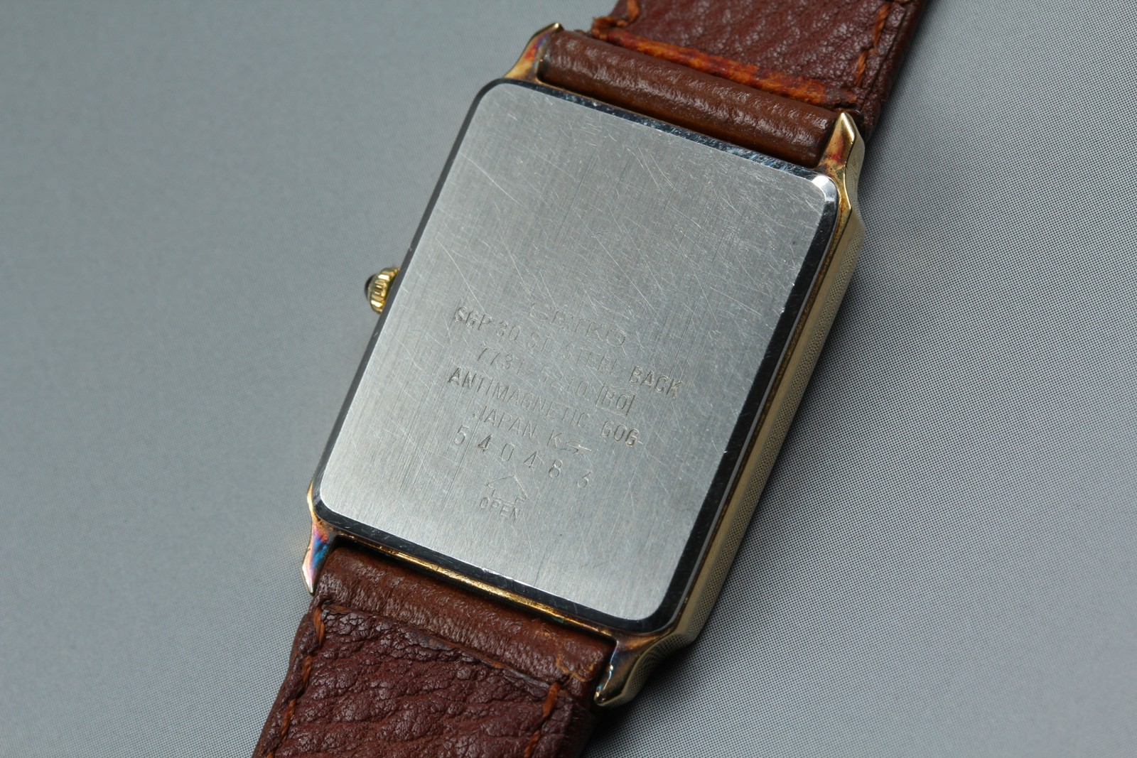 [Near MINT] Seiko Dolce 7731-5210 Gold Dial Quartz Men’s Watch From JAPAN
