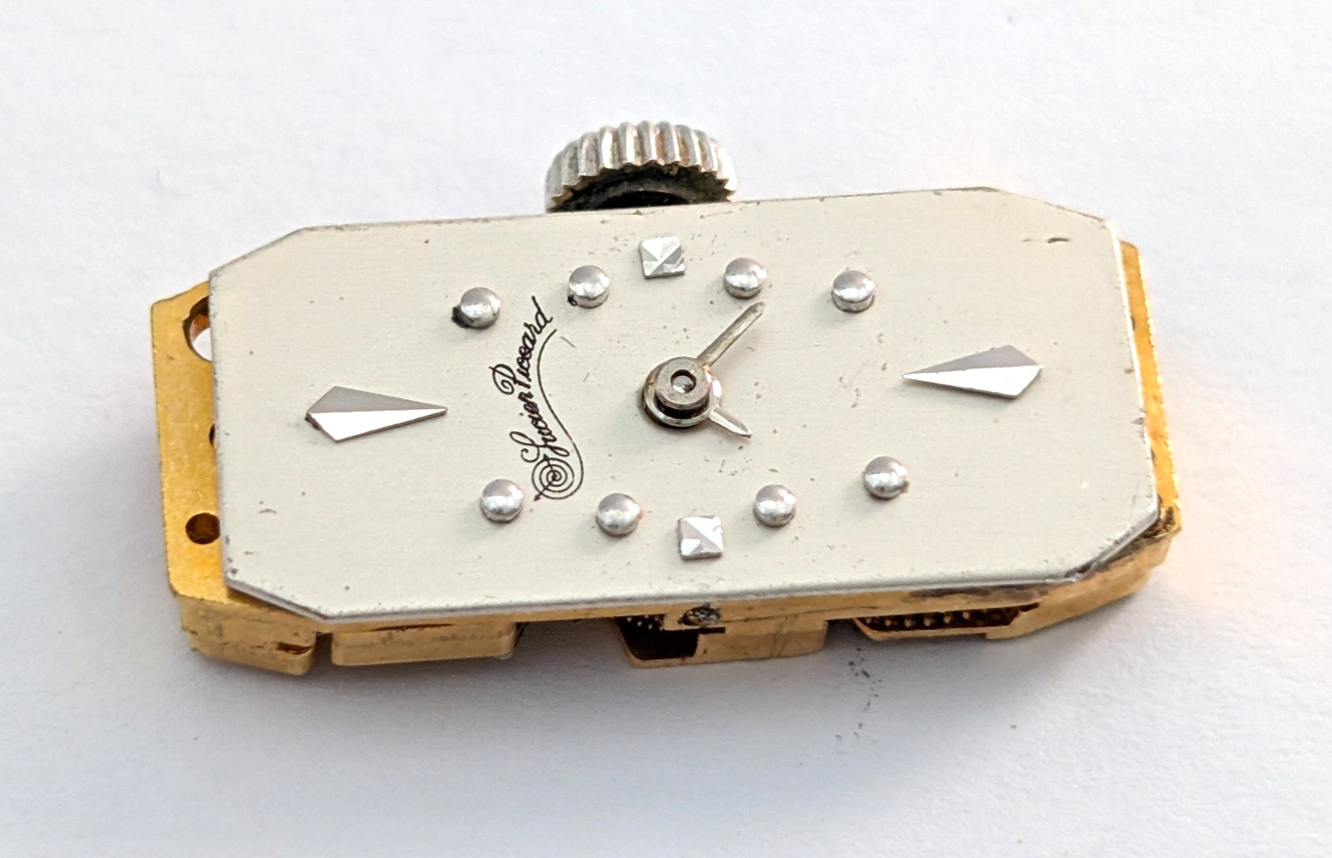 Vintage LUCIEN PICCARD LP37 17j Ladies 10mm Swiss Watch Movement PARTS or REPAIR