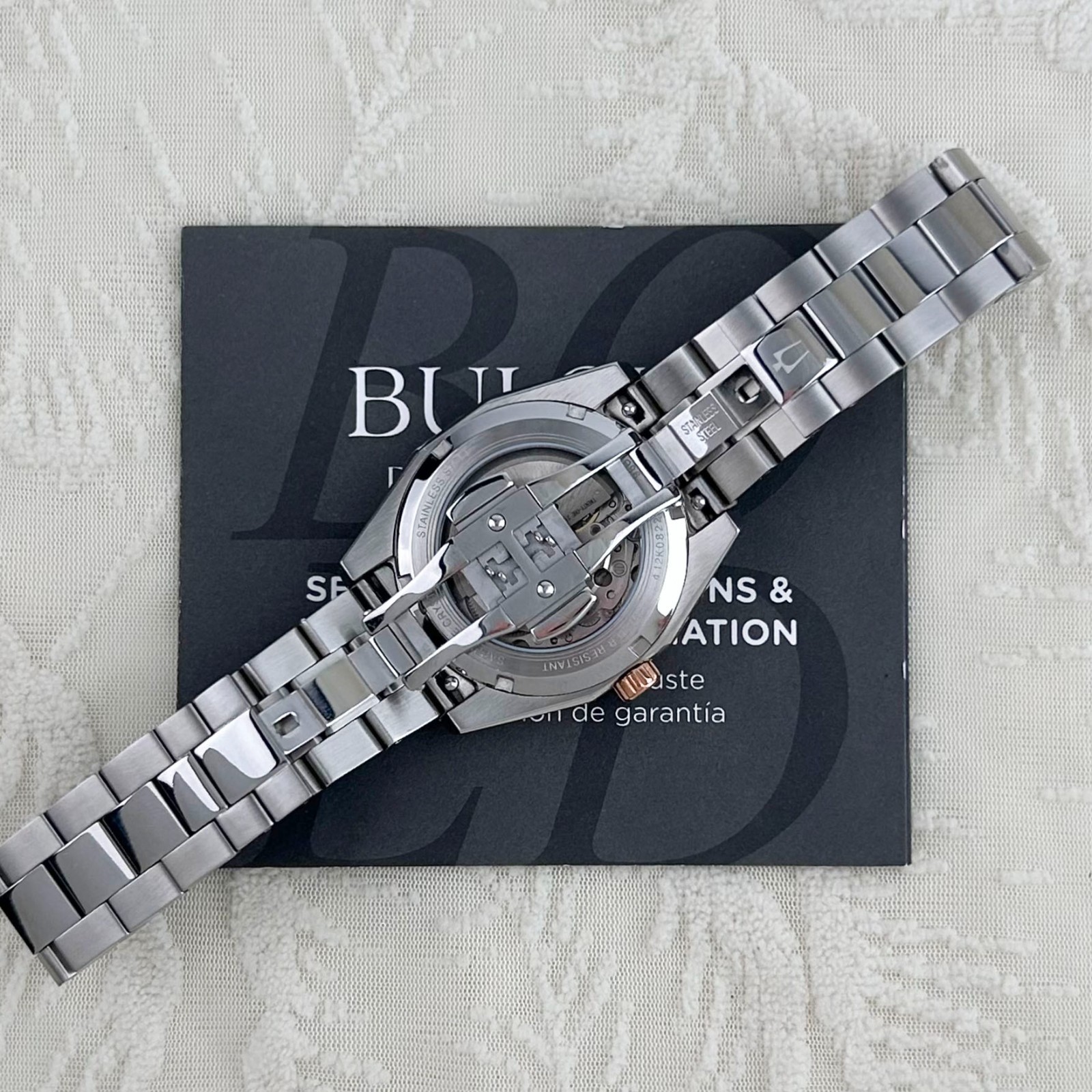 Bulova Classic Men’s Surveyor 98B422 Automatic Red Dial 39MM Watch