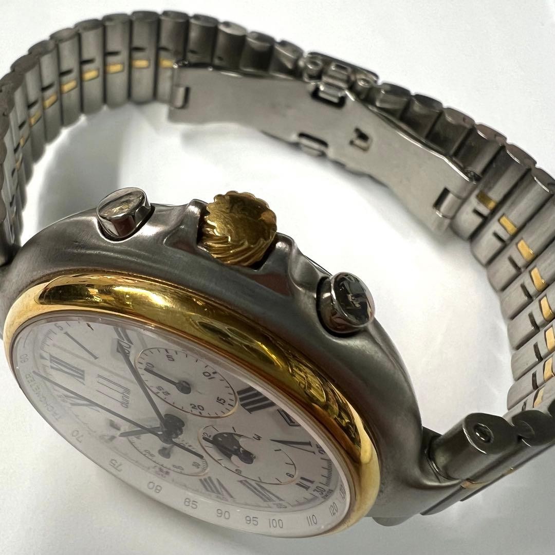 Dunhill Millennium DC3319 Chronograph Moonphase Triple Calendar Auto Watch Japan