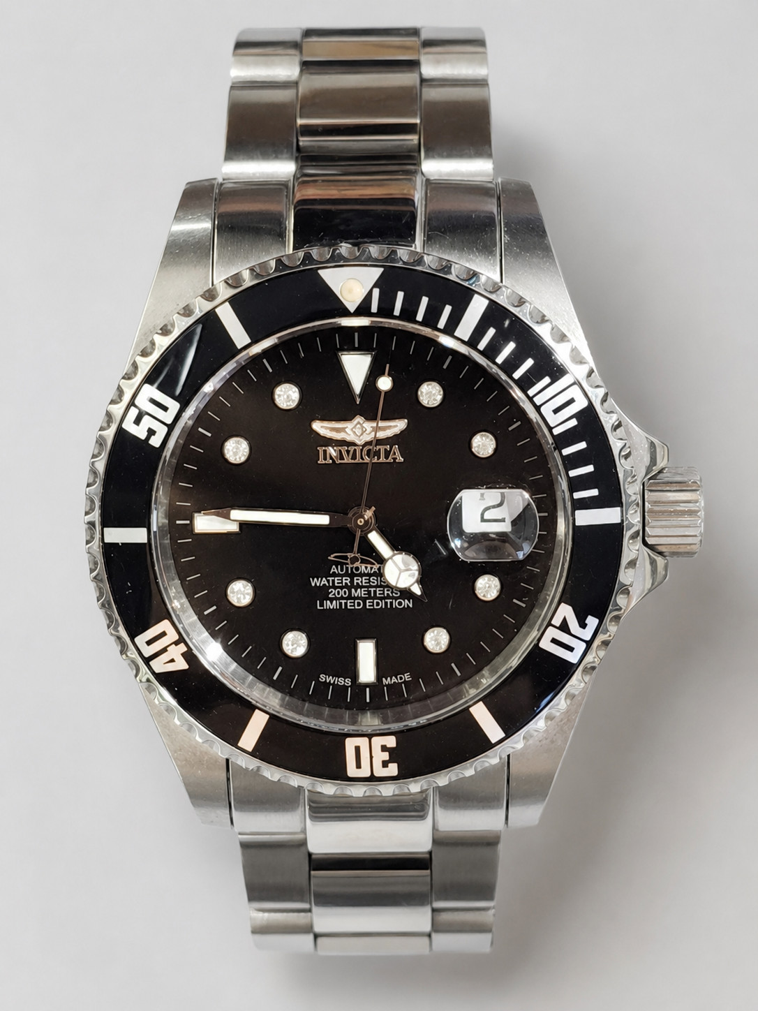 Vintage Invicta Pro Diver 3824 Limited Edition Automatic Men’s Watch 0884/1200 –