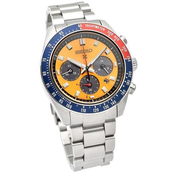 Seiko Prospex SBDL117 SPEEDTIMER Solar Chronograph Bright Yellow Dial 41.4mm
