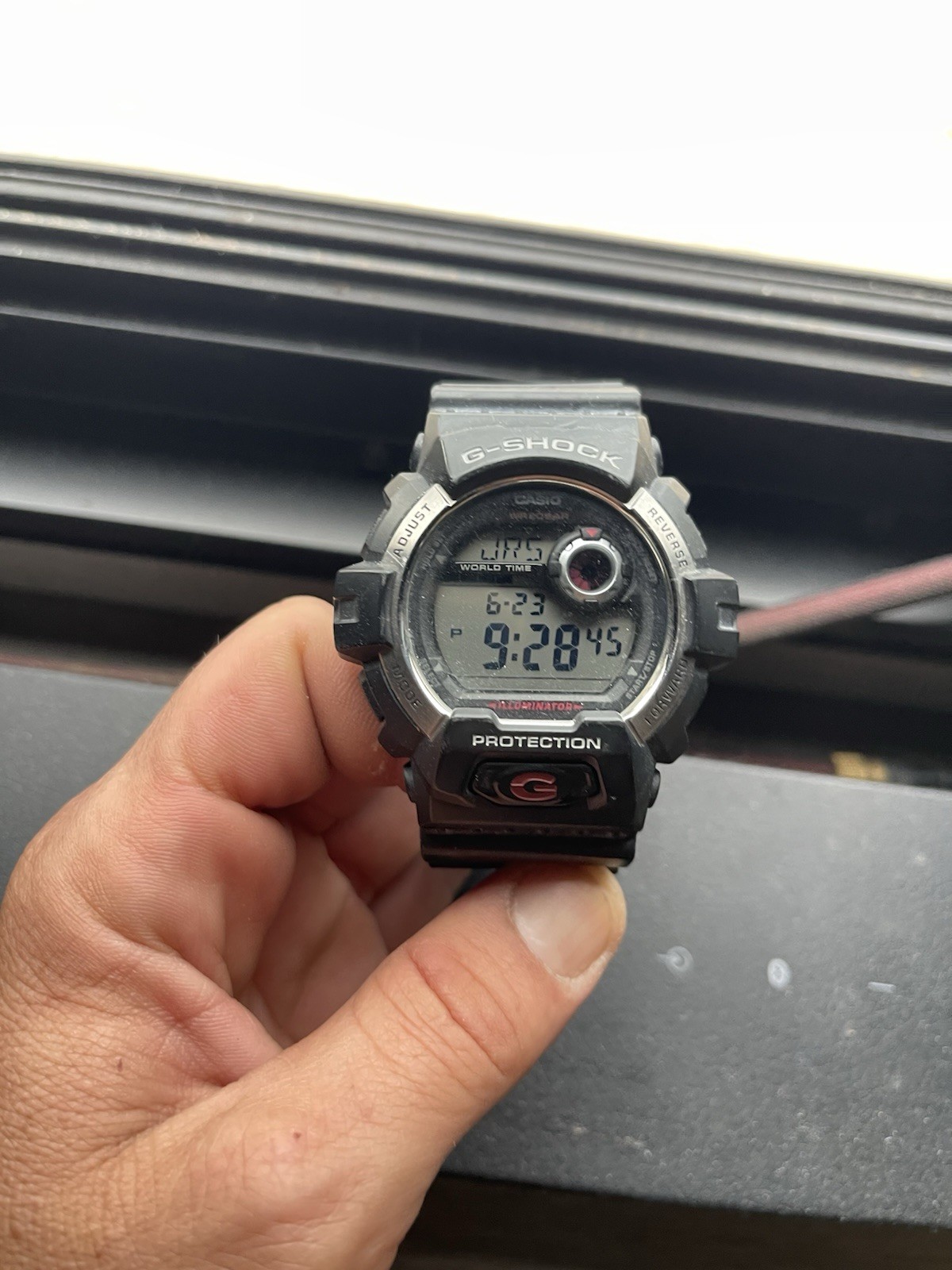 Casio G Shock DIGITAL 8900 SERIES G8900S-1 Silver Dial Black Men’s Watch