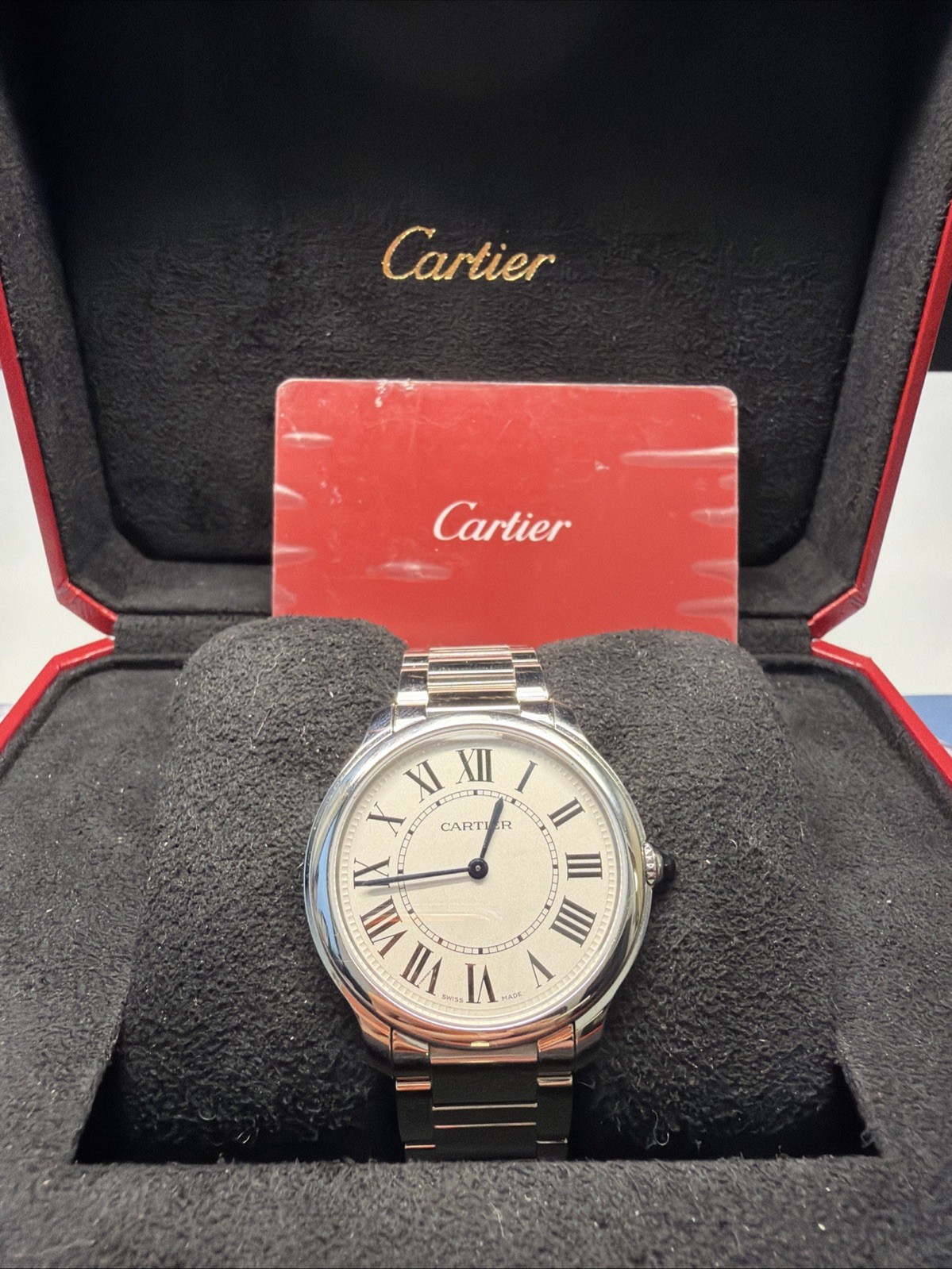Cartier Ronde 36mm Stainless Steel Watch WSRN0034