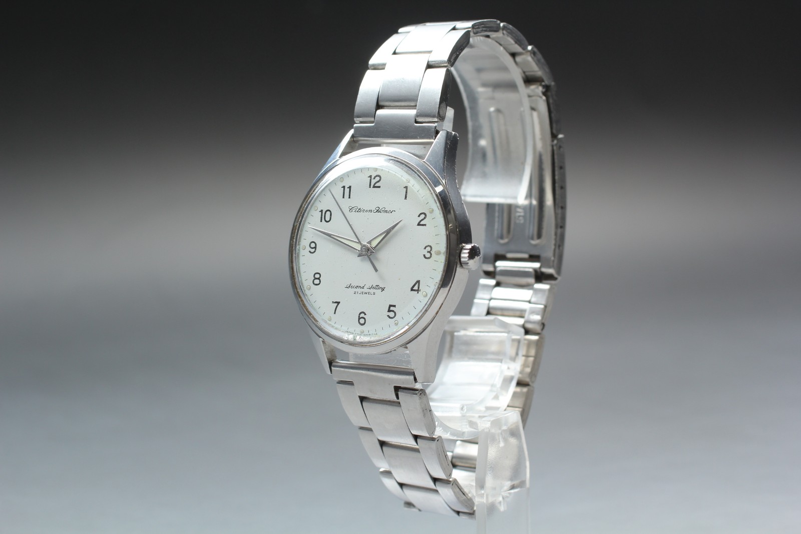 [Exc+4] Citizen Homer Second Setting Manual Winding Men’s Watch From JAPAN