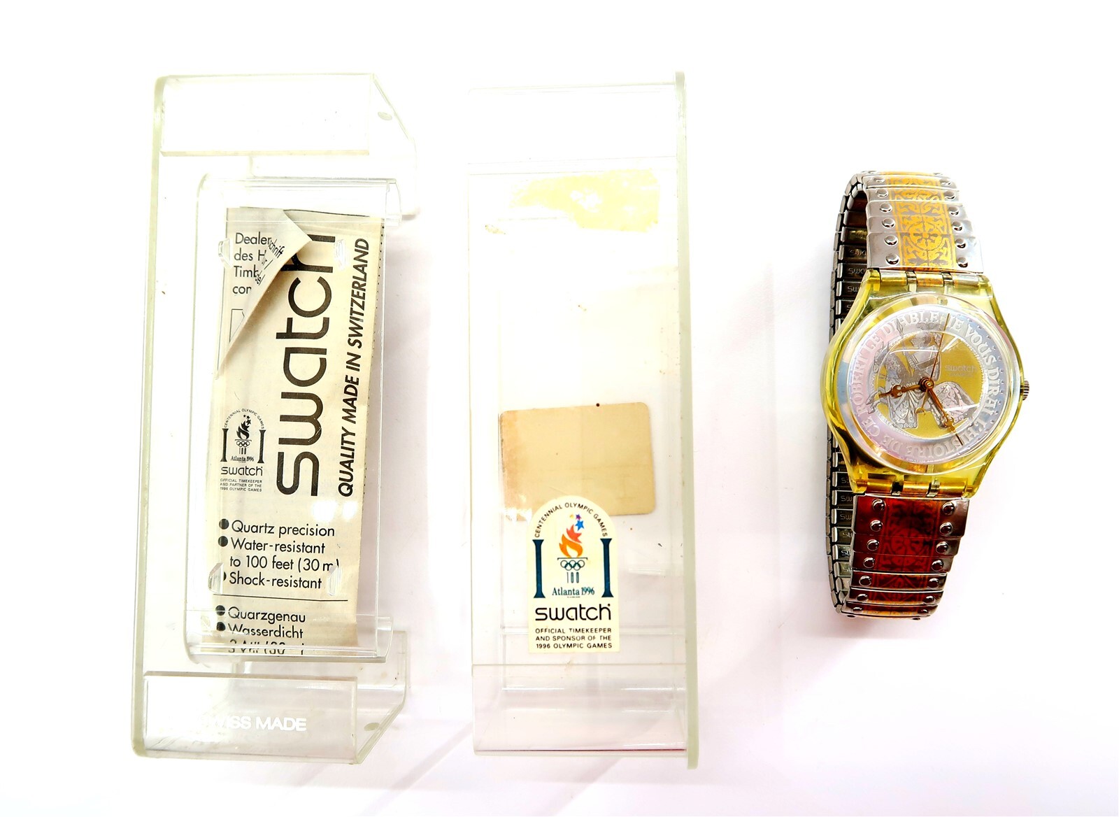 Swatch Watch PRINZ EISENHERZ GK194 / GK195 ~ AS-IS NOT WORKING