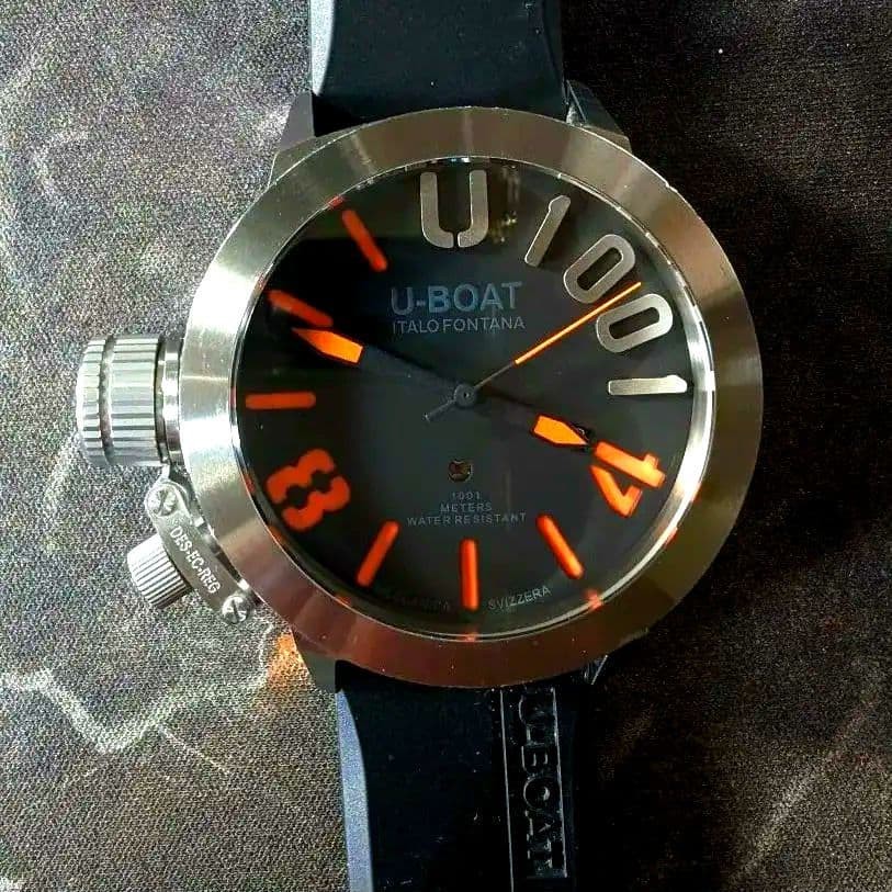 U-BOAT Clasico 1001m Orange Limited Edition Used Japan