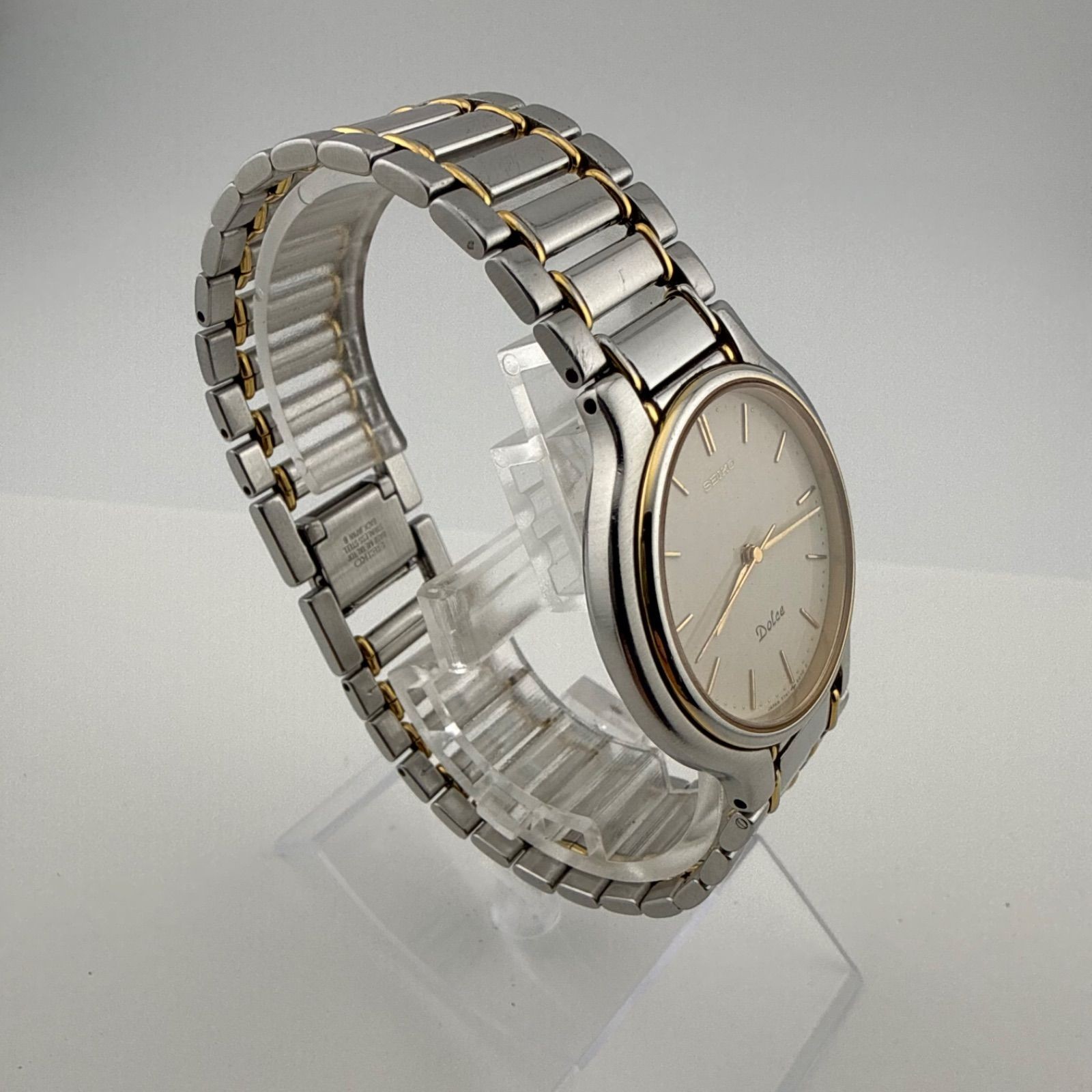 SEIKO Dolce 7741-6050 Men’s Watch Quartz Working Battery Replaced