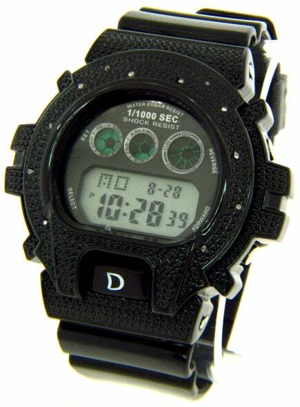 King Master Shock Black 0.12ct Diamond Men’s Watch DS.217B