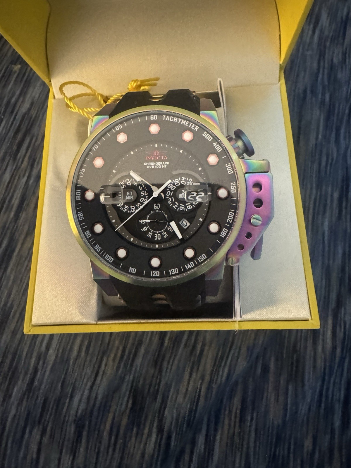 Invicta Men’s 25276 I-force Quartz Multifunction Black Dial Watch