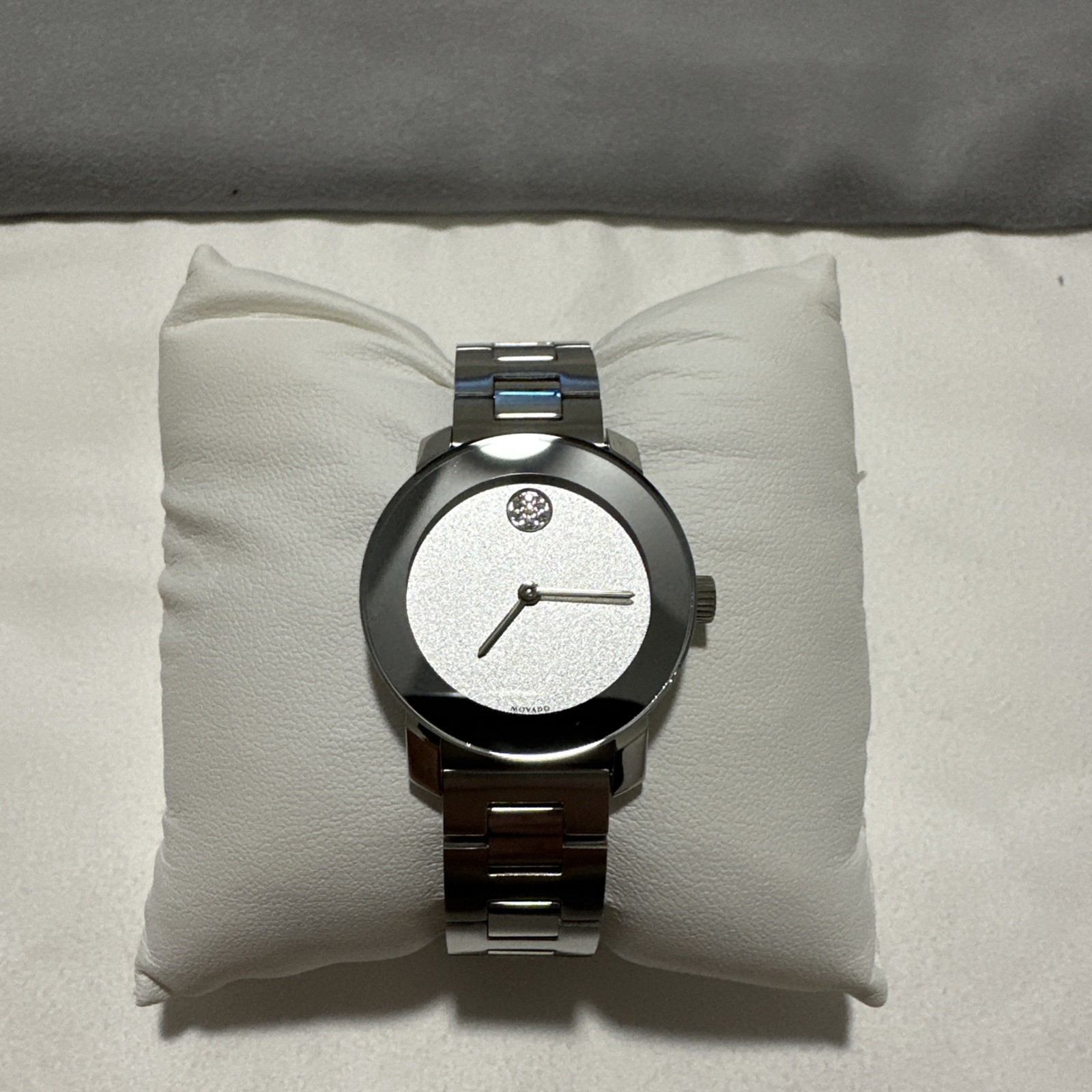 Movado BOLD 36 mm Silver Stainless Steel Case and Strap Women’s Wristwatch